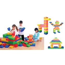 مكعبات بلاستيك كبير 45 قطعة 