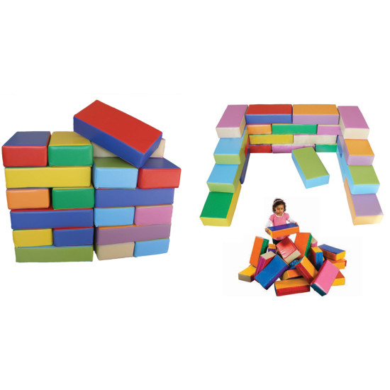 مكعبات اسفنجية كبيرة 24 قطعة