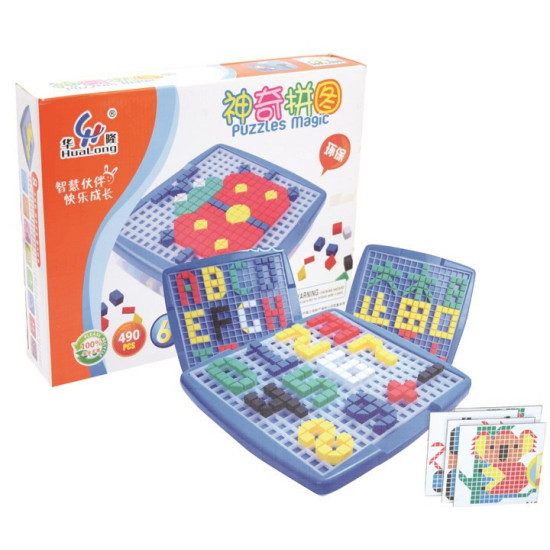 لعبة تحدي - لعبة البزل السحري الابداعية 490 قطعة