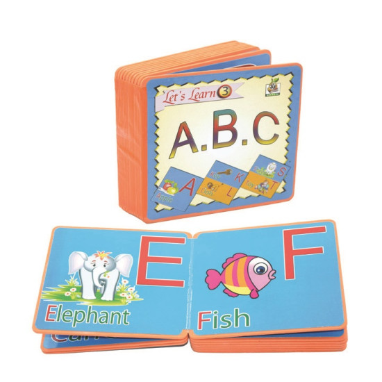 هيا نتعلم الحروف - كتاب فوم الحروف والكلمات الانجليزية 