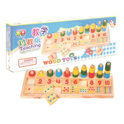 عداد الحلقات التصاعدي بصندوق فاخر خشبي