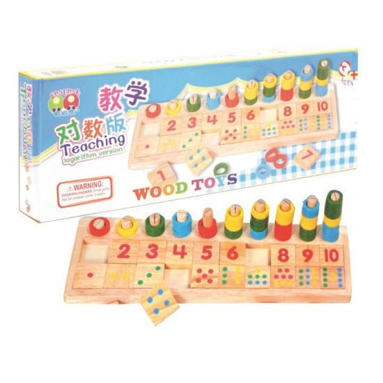 عداد الحلقات التصاعدي بصندوق فاخر خشبي