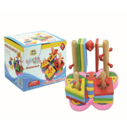 فك وبرم الاشكال شكل الفراشة فاخرة