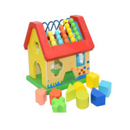 بيت العد والاشكال الهندسية خشبي