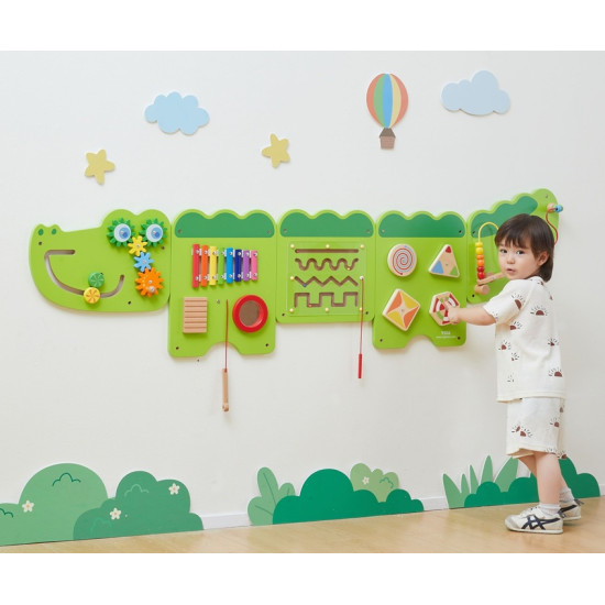 لوحة أنشطة التمساح الجدارية