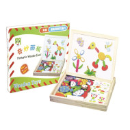 سبورة مغناطيسية  - تركيبات متنوعة - خشبي