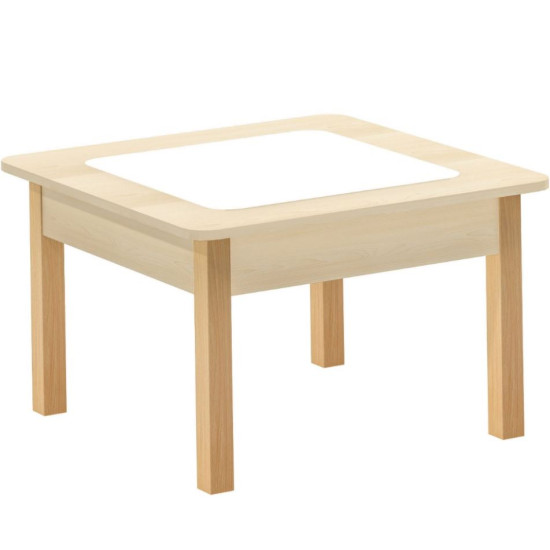 طاولة العلوم - المرآه 80*80*49سم