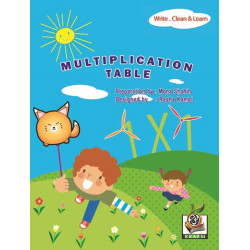 اكتب وامسح وتعلم  " Multiplication Table "، مقاس الكتاب 29.7*21 سم