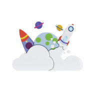 ديكور الفضاء . مقاس 101*59*3 سم