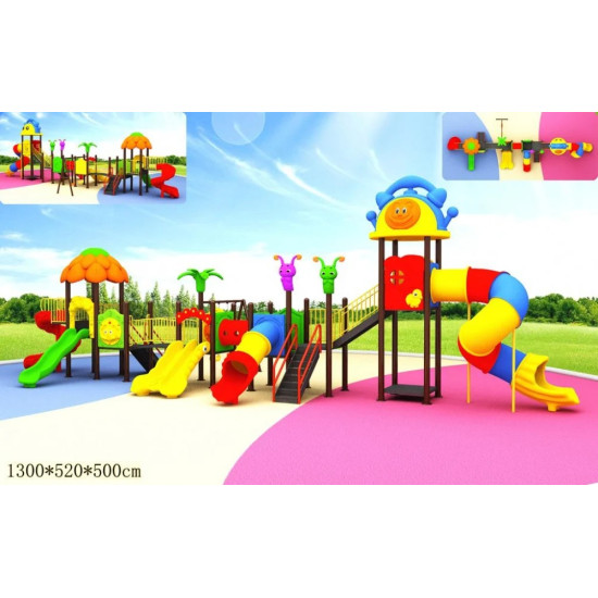 مجموعة الزحاليق العملاقة مقاس 1300*520*500 سم