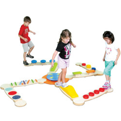 العاب التوازن الخشبية - عدد 6 لوحات مختلفة 