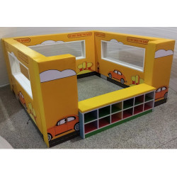 حوض رمل المدينة مقاس : 200*200*100سم