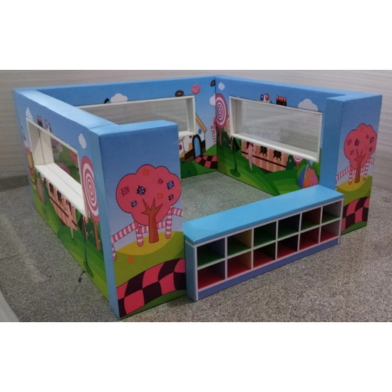 حوض رمل الحديقة مقاس : 200*200*100سم