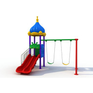 لعبة زحليقة ومراجيح مقاس :360+230+280 سم