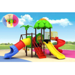 وحدة العاب 3 زحاليق ومرجيحتين 540*410*360سم