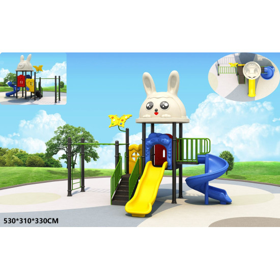 لعبة زحاليق وتسلق القط مقاس :530*310*330 سم