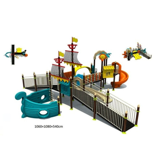مجموعة زحاليق احتياجات خاصة 10* 10*5.4 متر 