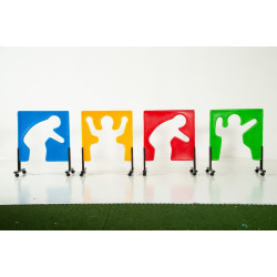 العاب حركية 4 قطعة - خارجية / داخلية 100*110*40سم