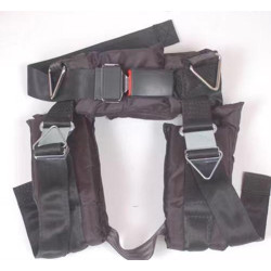 حزام الأمان مع 3 أحزمة مقاس كبير 5-12 سنه