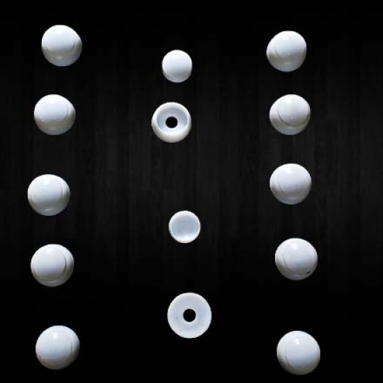 اغطية مسامير - ابيض درزن 12حبه