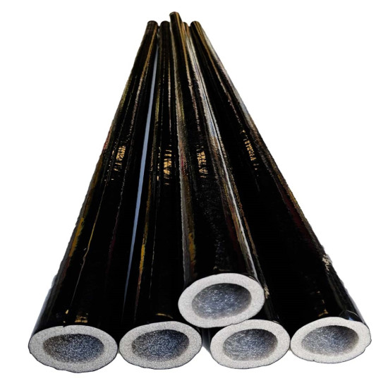 غطاء عمود PVC مقاس: 250 سم لون اسود السعر للقطعة الواحده