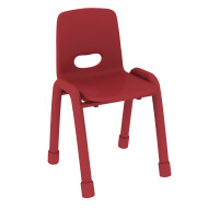 كرسي بلاستيك ارجل حديد ارتفاع 28سم