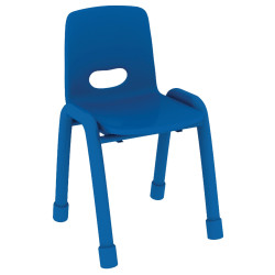 كرسي بلاستيك ارجل حديد ارتفاع 28سم