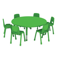 طاولة دائرية متعددة  المستويات خشب  120*120*37*62سم