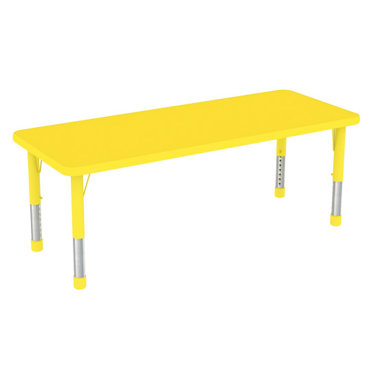 طاولة مستطيلة متعددة المستويات خشب  150*60*37-62 سم 