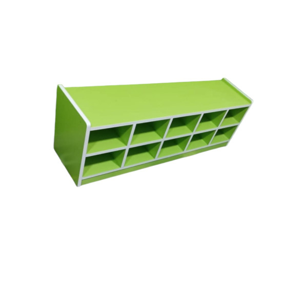 وحدة تخزين 10 خانات مقاس 120*35*30 سم