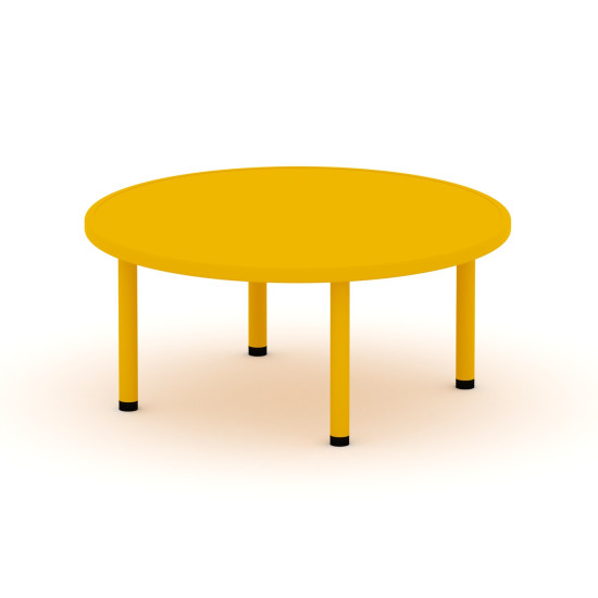 طاولة دائرية مستوى واحد بلاستيك 