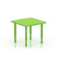 طاولة مربعة خشب  مقاس :60*60سم بارجل متعددة الارتفاعات 55-75 سم - لون اخضر