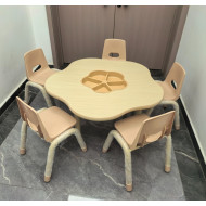 طاولة دائرية مع فتحة بالمنتصف ليغاسي 100*71*48سم