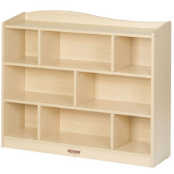 وحدة تخزين خشبية 8 خانات مقاس : 108*89*30سم