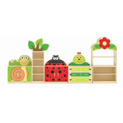 ركن تخزين الحديقة مقاس:350*160*32سم