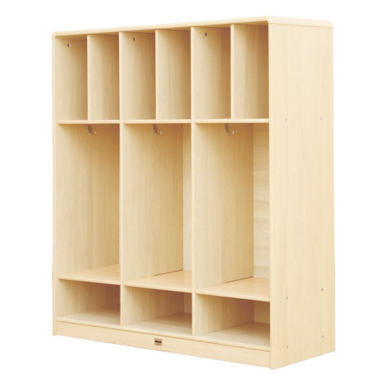 وحدة تخزين خشبية للحقائب والملابس مقاس :120*130*39.5سم