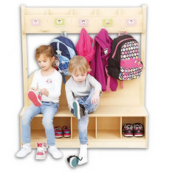 وحدة تخزين الملابس والاحذية الخشبية مقاس:109*120*34سم