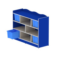 وحدة تخزين 8 خانات مربعة بدون الصناديق مقاس 120*90*40 سم