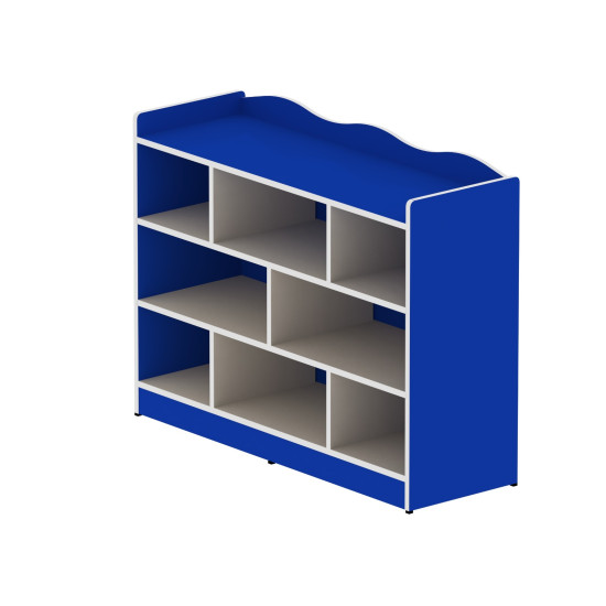 وحدة تخزين 8 خانات مربعة بدون الصناديق مقاس 120*90*40 سم