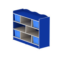 وحدة تخزين 8 خانات مربعة بدون الصناديق مقاس 120*90*40 سم