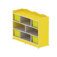 وحدة تخزين 8 خانات مربعة بدون الصناديق مقاس 120*90*40 سم