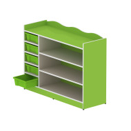 وحدة تخزين 8 خانات مستطيلة  بدون الصناديق مقاس: 120*90*40سم