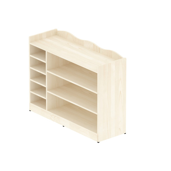 وحدة تخزين 8 خانات مستطيلة  بدون الصناديق مقاس: 120*90*40سم