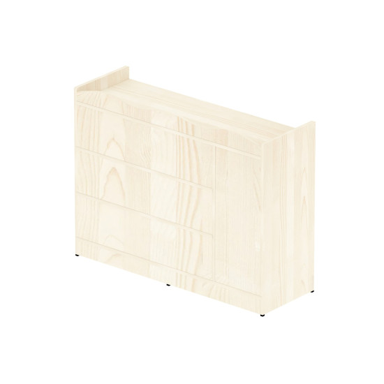 وحدة تخزين 8 خانات مربعة بدون الصناديق مقاس 120*90*40 سم