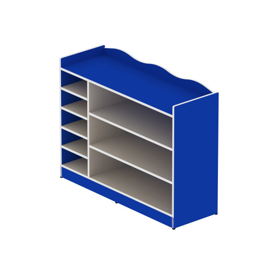 وحدة تخزين 8 خانات مستطيلة  بدون الصناديق مقاس: 120*90*40سم