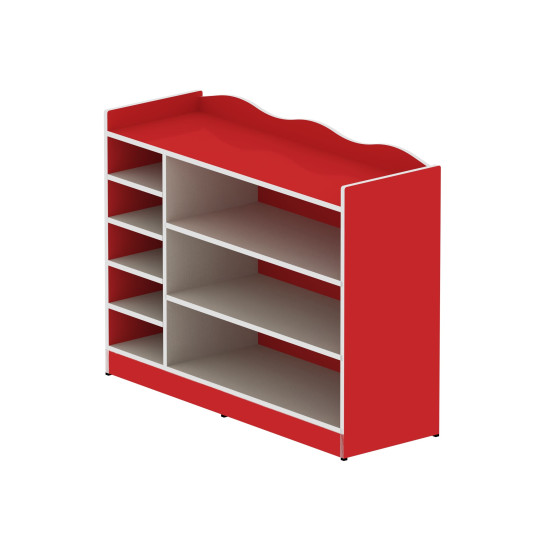 وحدة تخزين 8 خانات مستطيلة  بدون الصناديق مقاس: 120*90*40سم