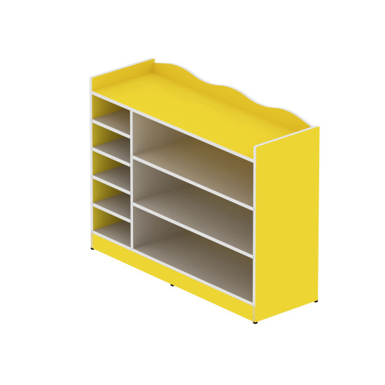 وحدة تخزين 8 خانات مستطيلة  بدون الصناديق مقاس: 120*90*40سم