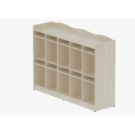 وحدة تخزين ملابس واحذية 10 طالب  مع الصناديق مقاس :170*46*120سم 