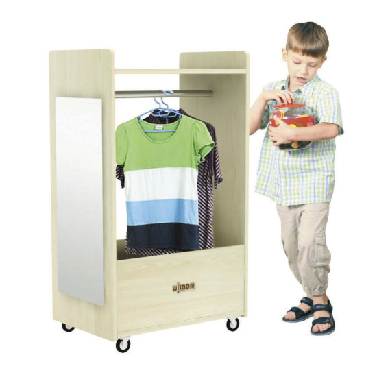 	وحدة تغيير الملابس مع مرايا المتحركة 100*60*40سم