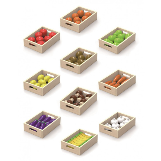 مجموعة الفواكه و الخضروات 10 صناديق